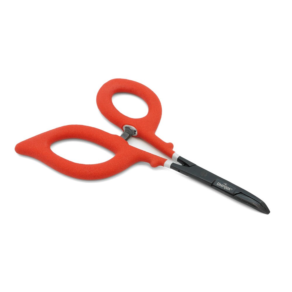 Umpqua Rivergrip PS 6" Scissor Clamp Curved in Red